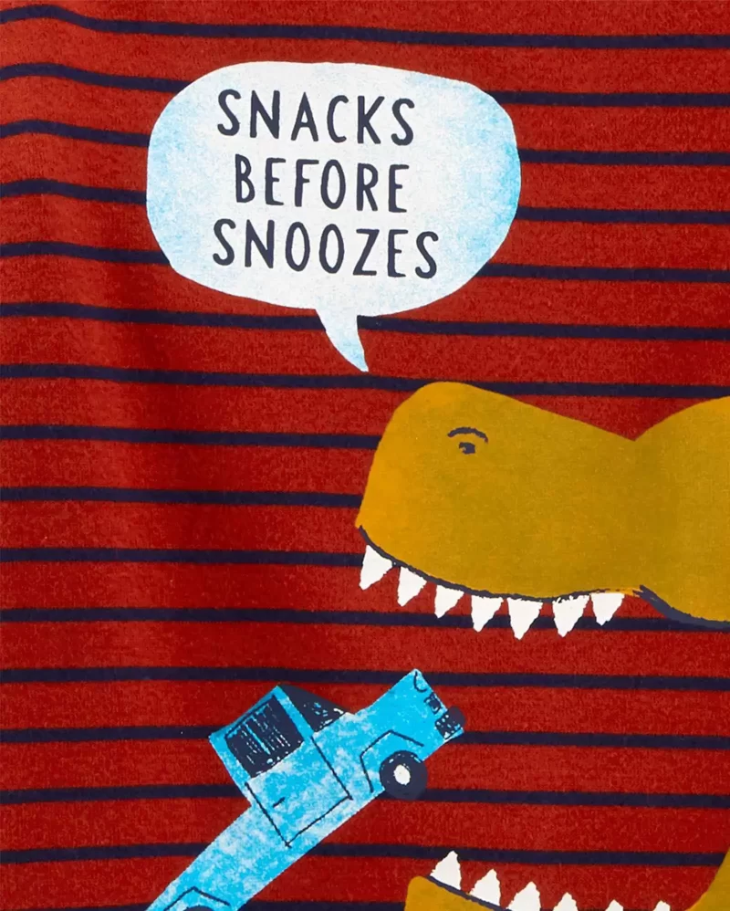 Kit Pijama Bebê Carter's 4 Peças - Dinossauros