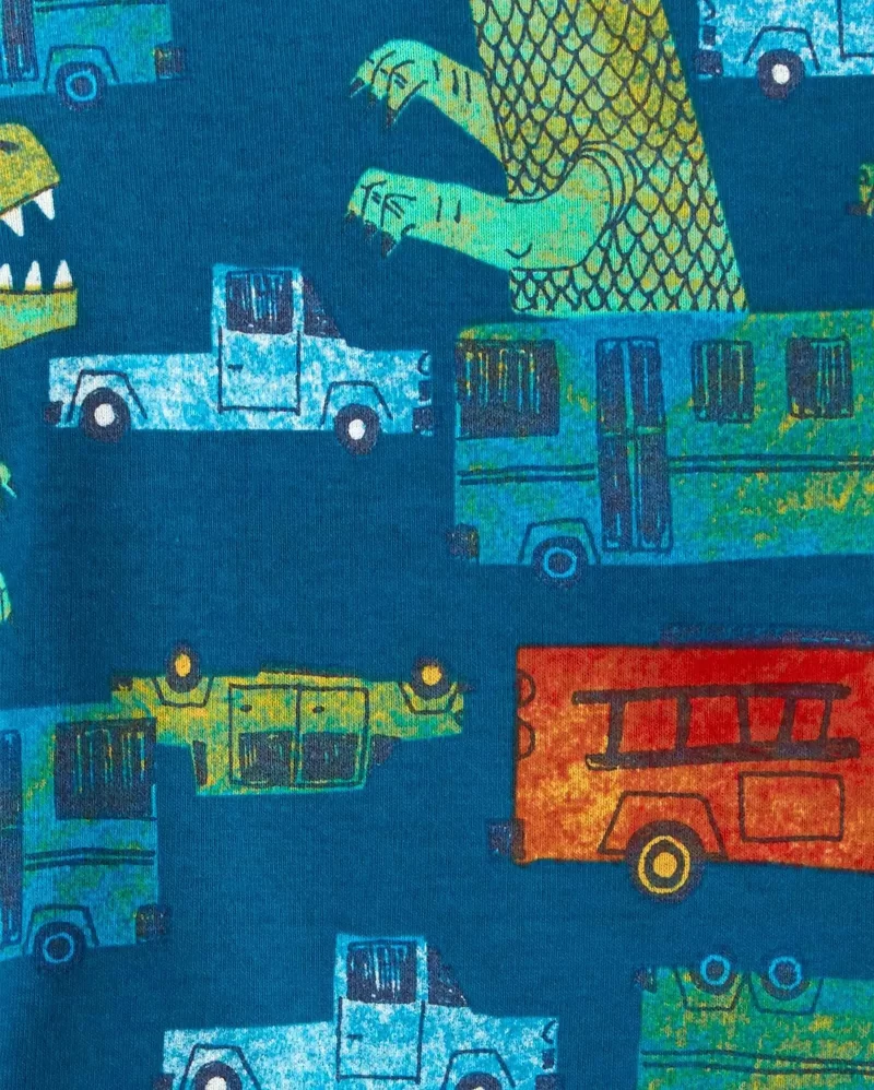 Kit Pijama Bebê Carter's 4 Peças - Dinossauros