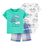 Conjunto Bebê Carter’s 3 Peças - Largarto