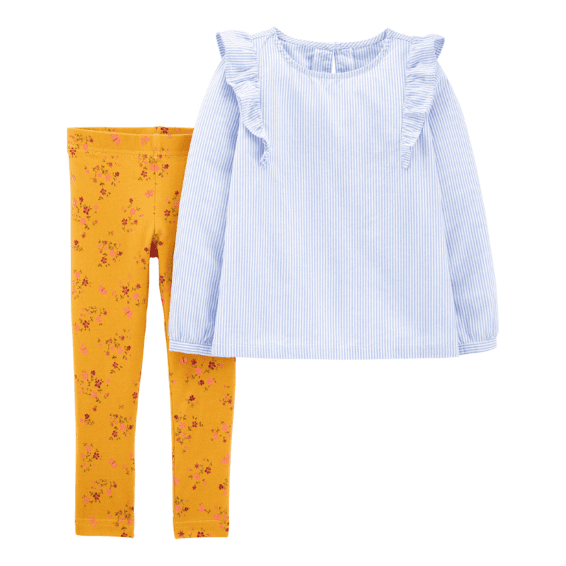 Conjunto de Bebê Carter's 2 Peças - Batinha e Calça Floral