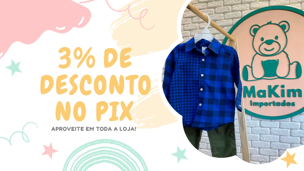 3% DESCONTO NO PIX